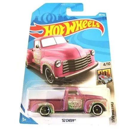 Hot Wheels 2018 50th Anniversary HW Metro '52 Chevy 207/365, Pink