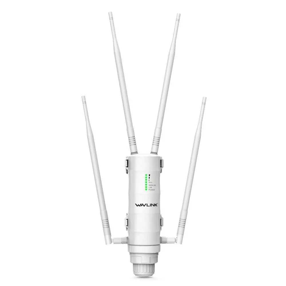 WAVLINK AC1200 Outdoor WiFi Range Extender, Dual-Band High Power Weatherproof ...