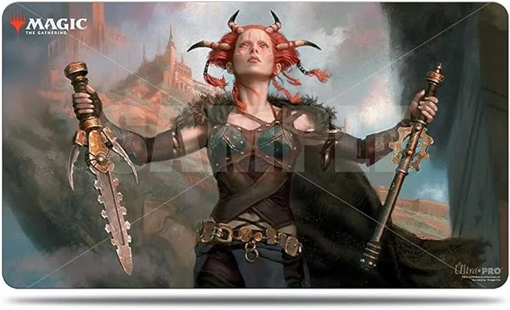 Ultra Pro Magic The Gathering Commander Legends Playmat box Jeska, Thrice Reborn