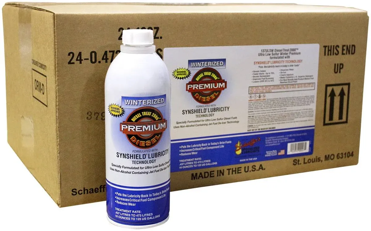 Schaeffer 137ULSW-042 Diesel Treat 2000 Ultra Low Sulfur Winter (24-Pints)