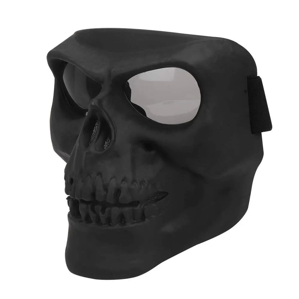 Spooky Skull Face Mask for Airsoft Paintball Motor Racing Polarized Lens