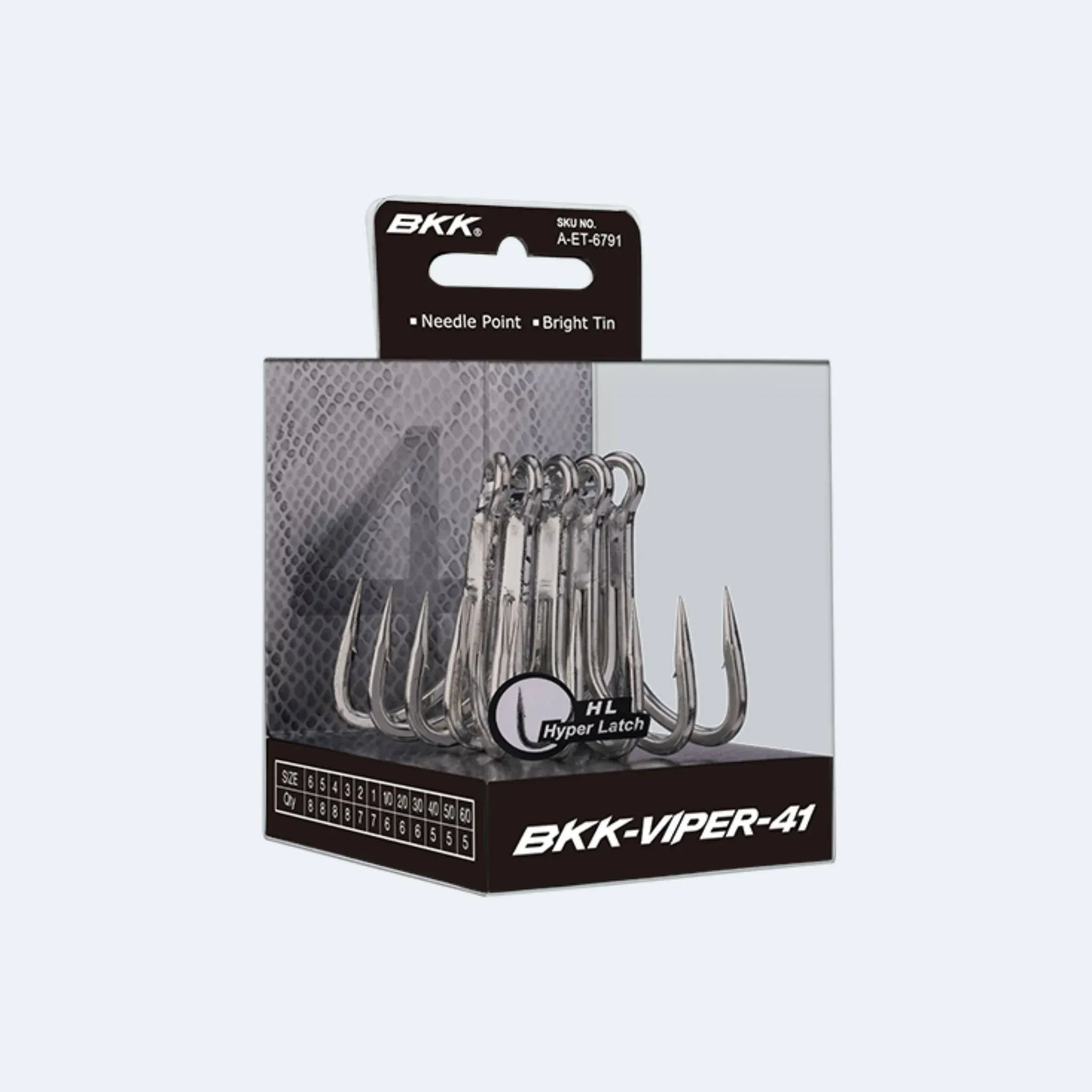 BKK Viper-41 Treble Hooks