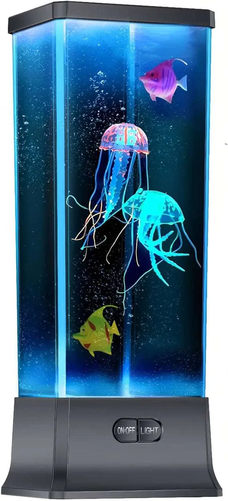 Electric Jellyfish Tank Table Lamp with Color Changing Light Gift for Kids Men