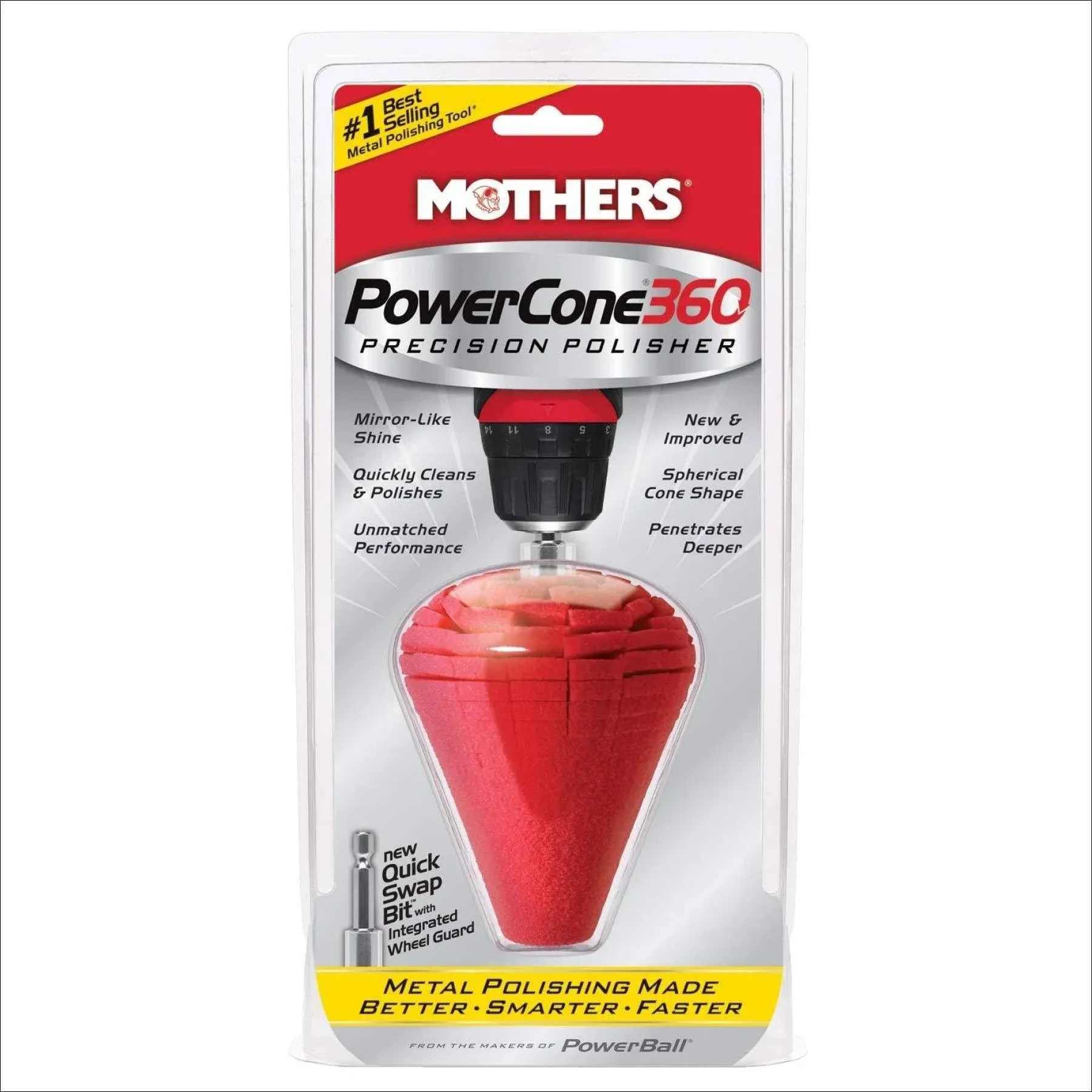 Mothers 05146 PowerCone 360 Metal Polishing Tool