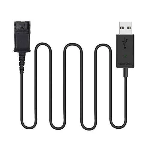 VoiceJoy USB Adapter Compatible with Plantronics Quick Disconnect (QD) Wired ...