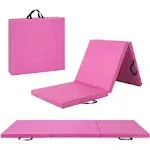 Cap Barbell All Purpose Folding Anti Tear Exercise Training Aerobic Fitness Gym & Gymnastics Balance Mat. 72"L x 24"W x 2"Thick. Pink