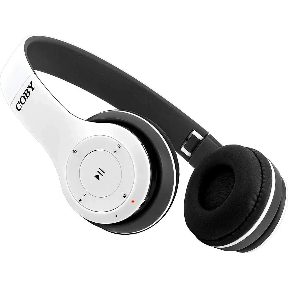 Coby Bluetooth Headphones Wireless With Built-In Mic Hands-Free Calling Over 3E