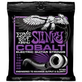 Ernie Ball Electric Guitar Strings P02720 Cobalt Power Slinky 11-48 2 Pack