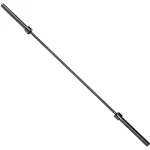 Cap Barbell 2-Inch Olympic Bar Black 1000-Pound Capacity 7-ft