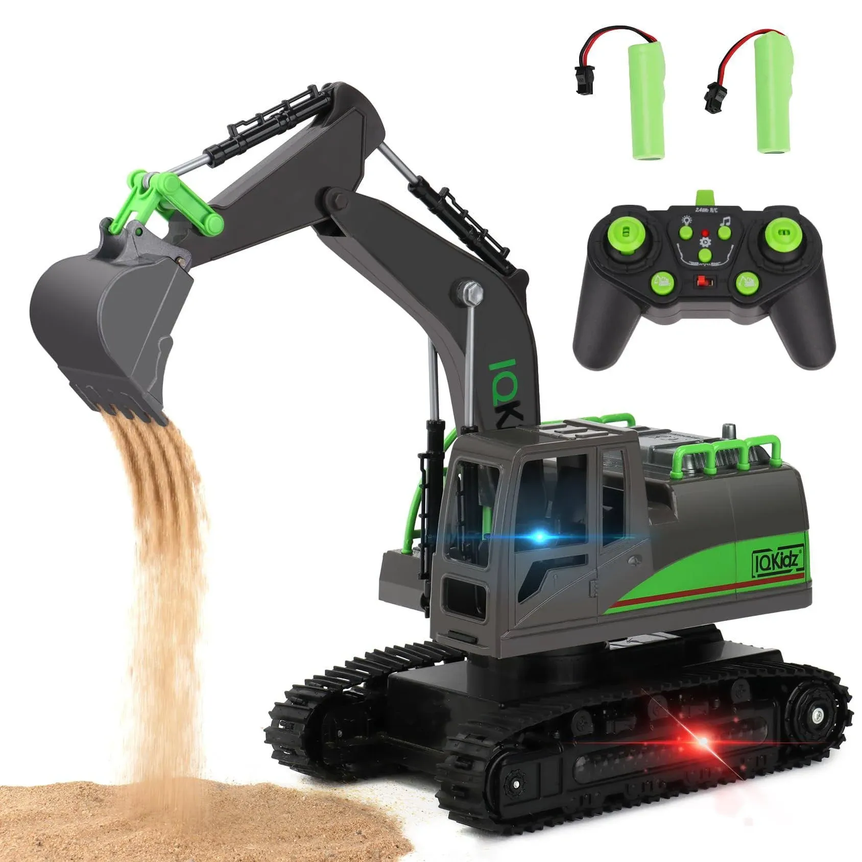 Remote Control Excavator Toys for Boys 4-7 Yrs Old - Best Birthday for Kids 3 5 