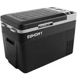 EUHOMY 12 Volt Refrigerator, 32QT(30L) Portable Refrigerator, Car Fridge APP Control, Car Refrigerator 12/24V DC 110-240V AC, Portable Freezer Usable Battery for Camping, Travel, Truck, Outdoor