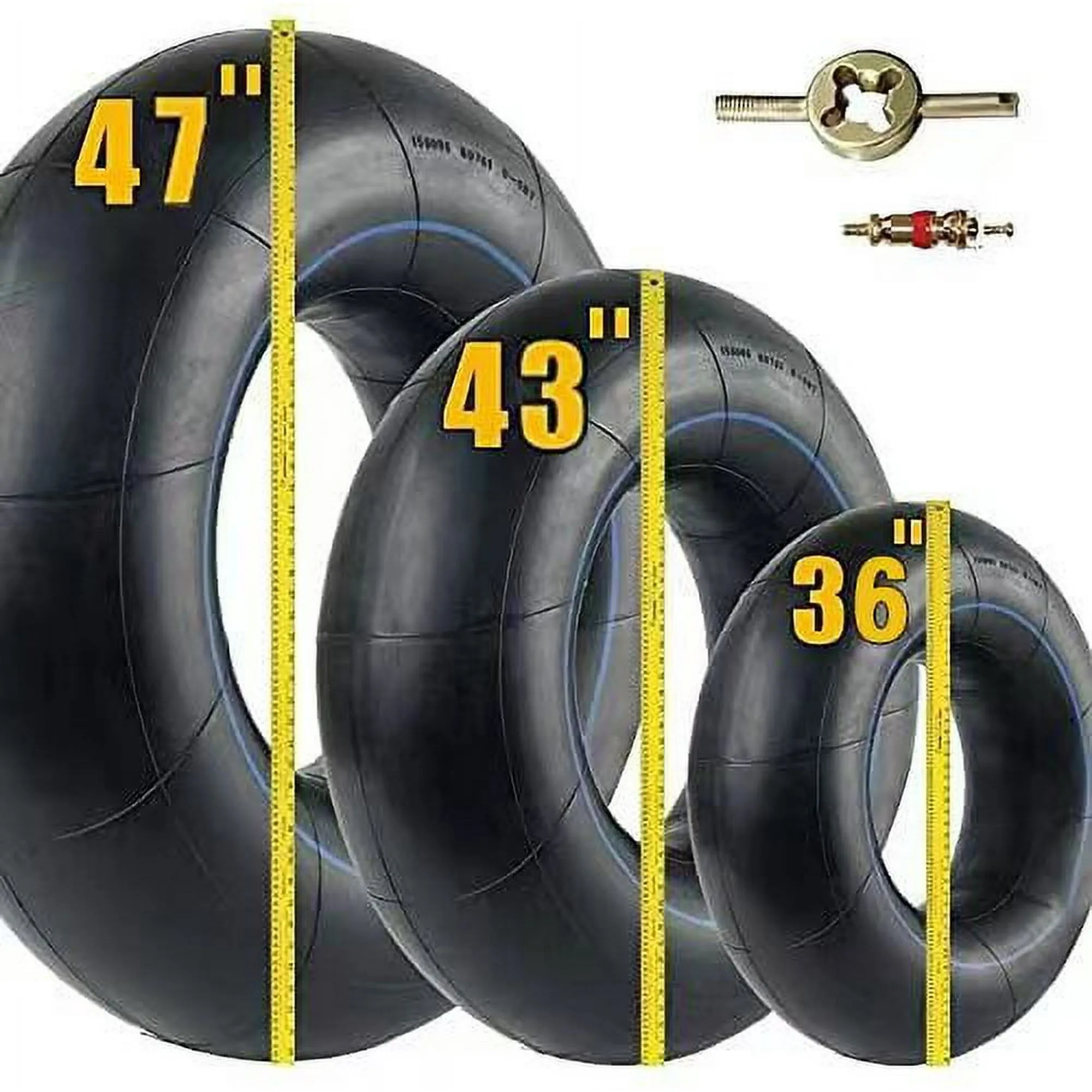 River Tube River Tubes for Floating Heavy Duty Inner Tube Inner Tubes for River Floating Rubber Snow Tube Snow Tubes for Sledding Truck Tire Tubes River Floats for Adults Swim Tubes for Kids