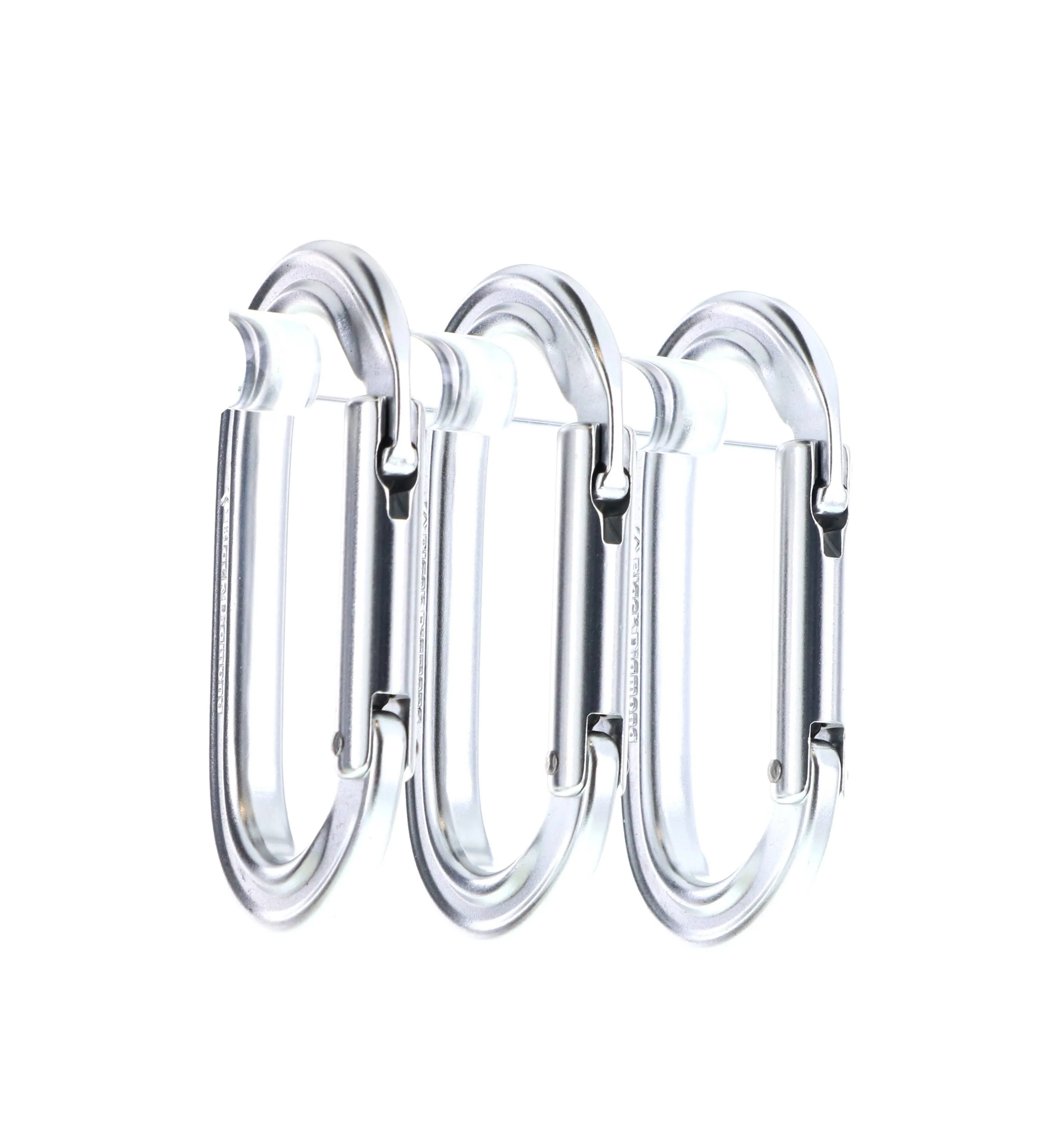 Black Diamond Oval Keylock Carabiner 3-Pack