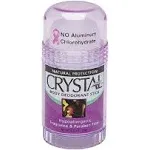 CRYSTAL Mineral Deodorant Stick - Unscented Body Deodorant With 24-Hour Odor Protection, Non-Staining & Non-Sticky, Aluminum Chloride & Paraben Free, 4.25 oz, (2 Pack) (Packaging May Vary)