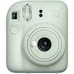 Fujifilm Instax Mini 12 Instant Camera (Mint Green) (Renewed)