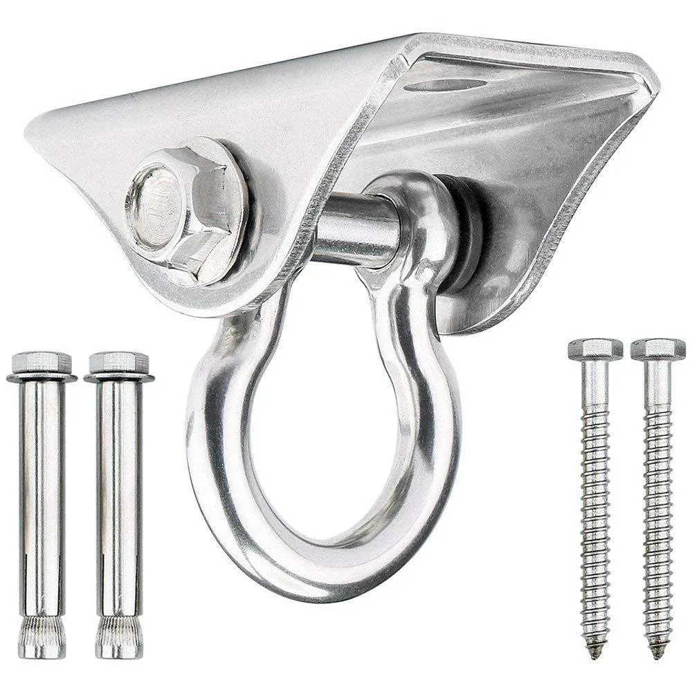 BeneLabel Permanent Antirust Stainless Steel Heavy Duty Swing Hanger, 1000 lb ...