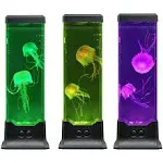 Electric Jellyfish Tank Table Lamp with Color Changing Light Gift for Kids Men