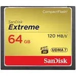 SanDisk RAM-2873 Memoria 128GB Compactflash Extrem 120/85Mbs Vpg-20,