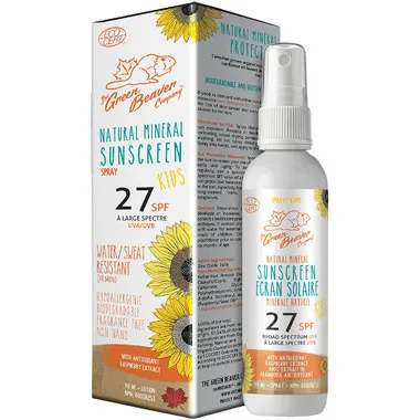 Green Beaver Kids Sunscreen Spray SPF 27 90 mL