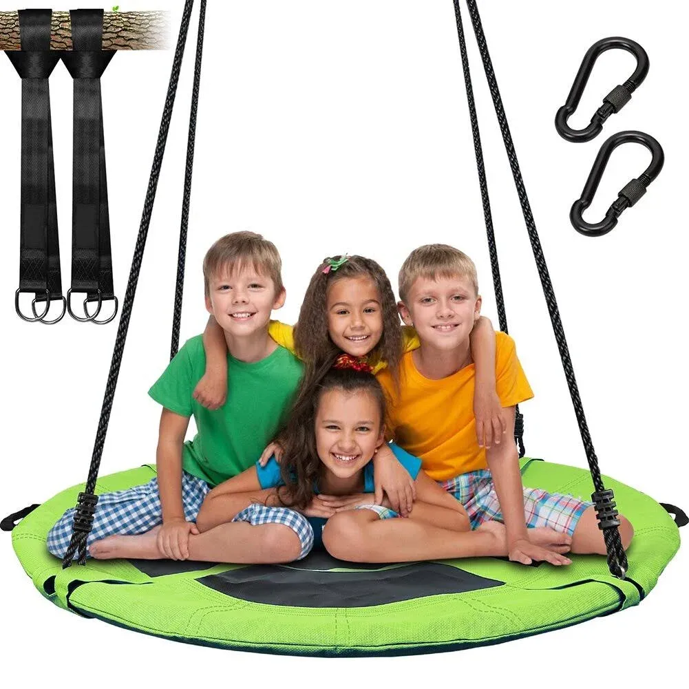 Trekassy 700lb 40 inch Saucer Tree Swing for Kids Adults 900D Oxford Waterproof ...