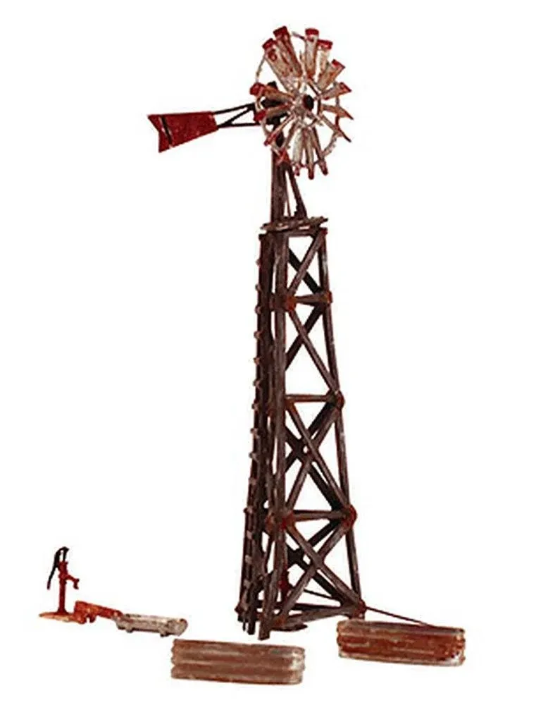 Woodland Scenics 4936 N Scale Old Windmill - Built-&-Ready Landmark Structures(R) -- Assembled - Black Forest® Hobby Supply Co