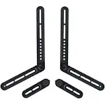 Soundbar Mount Sound Bar TV Bracket for Mounting Above or Under TV, Fits 22lbs(10kg) with Adjustable Long and Short Extension Arm