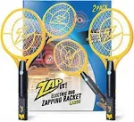 ZAP iT! Electric Fly Swatter Racket & Mosquito Zapper - High Duty 4,000 Volt Electric Bug Zapper Racket - Fly Killer USB Rechargeable Fly Zapper Indoor Safe