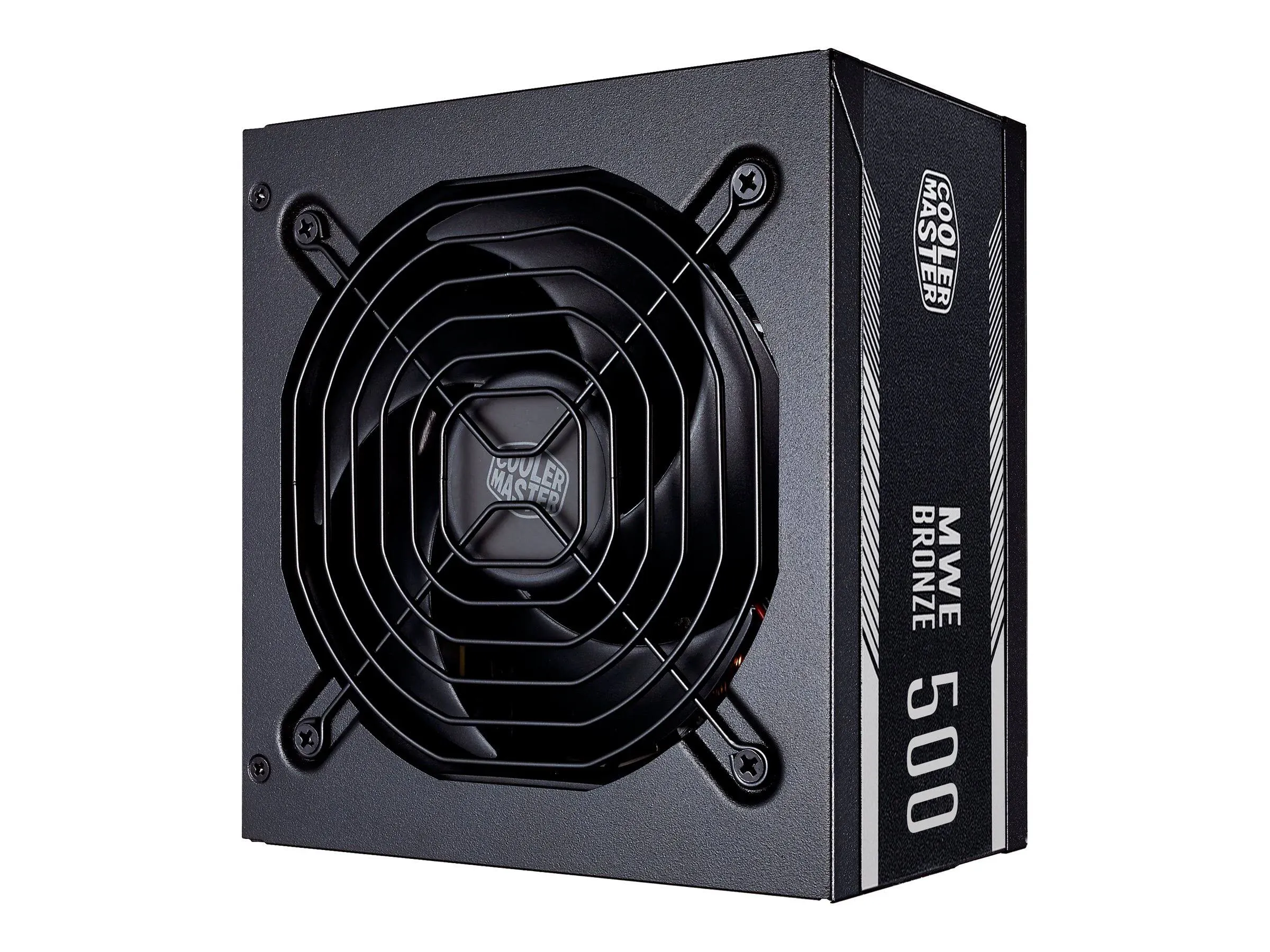 Cooler Master MWE Bronze 500 Watt 80 Plus Certified Power Supply, 3 Year Warranty