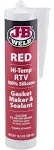 J-B Weld 31914 Red High Temperature RTV Silicone Gasket Maker and Sealant - 10.3 oz.