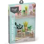 Craft Crush Mini Sand Craft Kit - Faux Plant Home Decor - Small Fake P