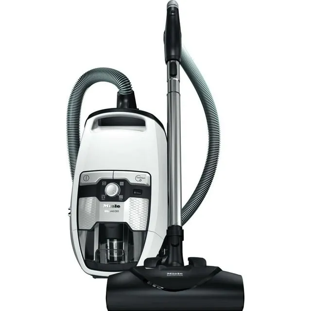 Miele Blizzard CX1 Cat & Dog Bagless Canister Vacuum (Lotus White)