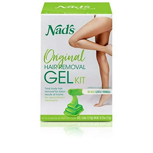 Nad&#039;s Original Hair Removal Gel Kit All Skin Types Hypoallergenic High quality D