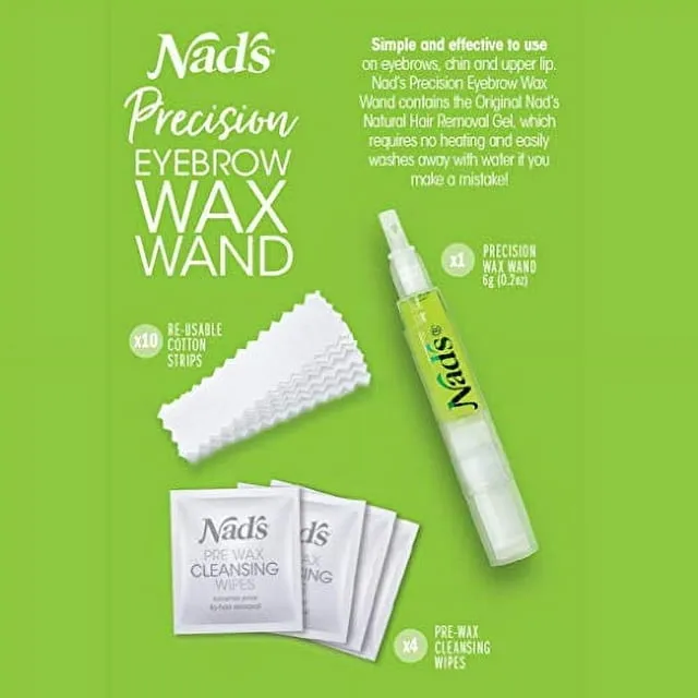 Nads Hair Removal Facial Wand Eyebrow Shaper, 0.2 oz