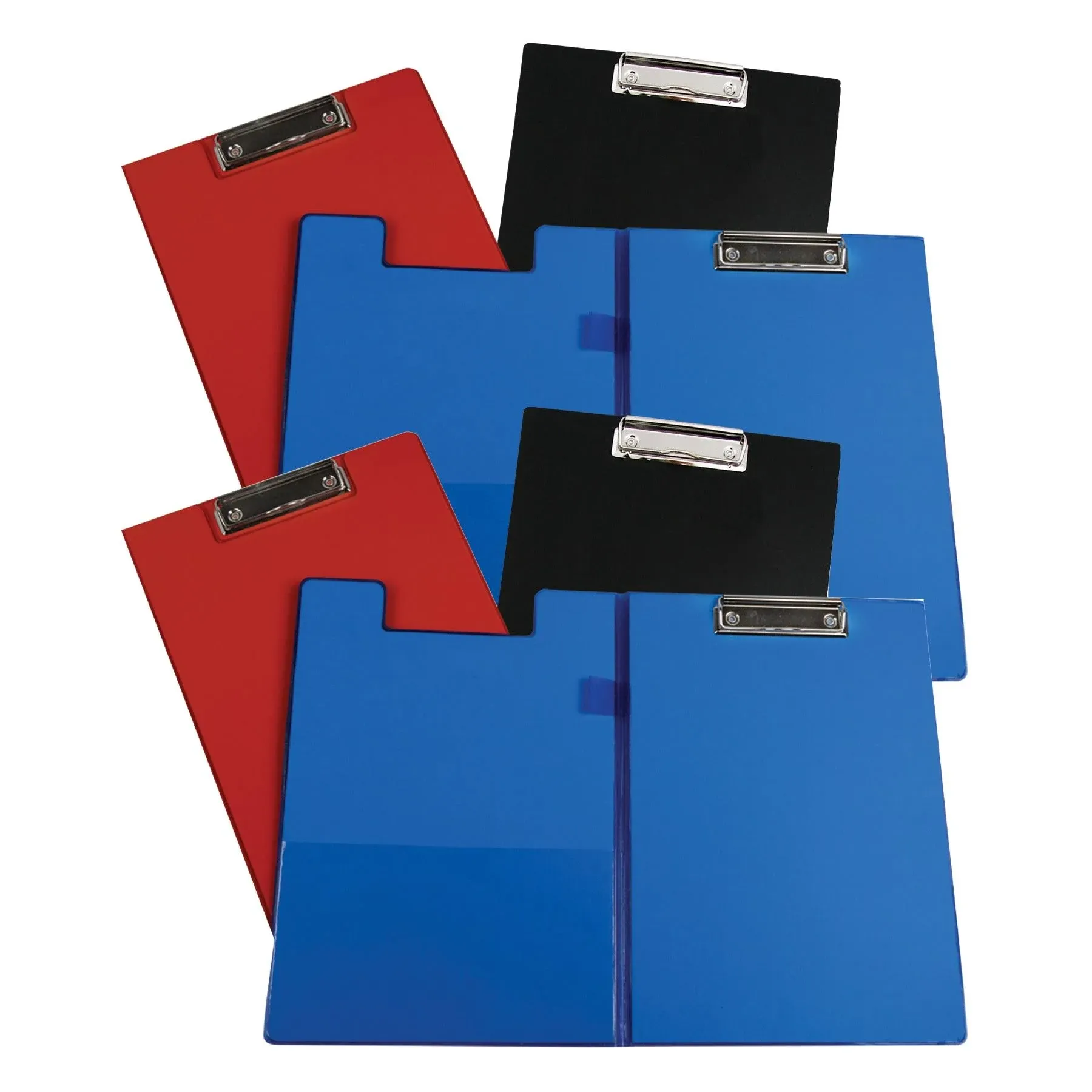 C-Line Clipboard Folder, Assorted Colors, Pack of 6