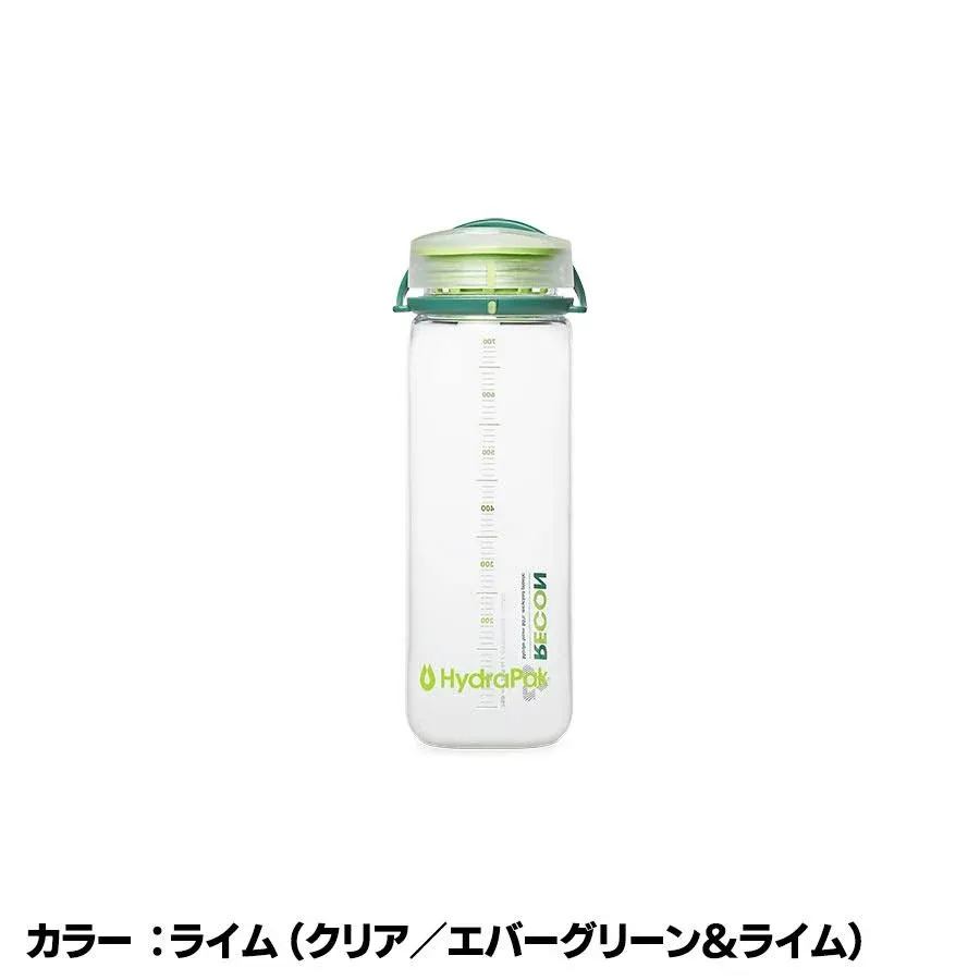 Hydrapak 25 Oz/750ml Recon Clear/Evergreen & Lime