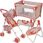 Baby Doll Accessories Set - 3-1 Baby Doll Furniture Set-Damage Box