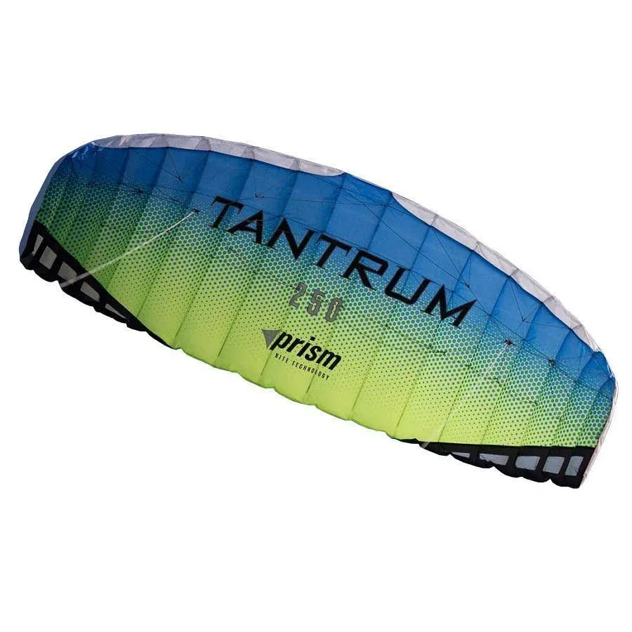 Prism &#034;Tantrum 250&#034; Dual Line Trainer Power Kite with Control Bar &amp; Spectra Line