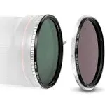 NiSi 67mm Swift System 1-9 VND Kit | 1-5 Stop True Color Variable Neutral Density Filter with Friction-Mounted ND16 (4-Stop) | Adjustable ND, Nano-Coated Optical Glass | Photography and Videography