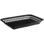 TableCraft 1079BK 11-3/4" Black Mas Grande Platter Basket - Pack of 12