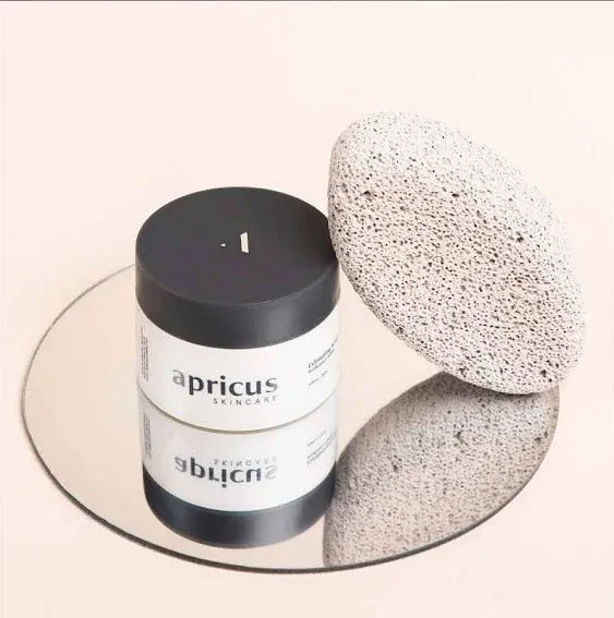 Exfoliating Facial Scrub for Men by Apricus Skincare | Dead Skin and Blackhead Remover Cream | Men's Exfoliating Face Wash and Blackhead Scrub | Pumice Based Face Exfoliator for Clogged Pores, 0.9 Oz