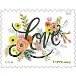 Love Flourishes (Sheet of 20) Wedding Forever Postage Stamps Scott #5255