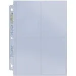 Ultra Pro Platinum 4-Pocket Photo Postcard Card Album Pages