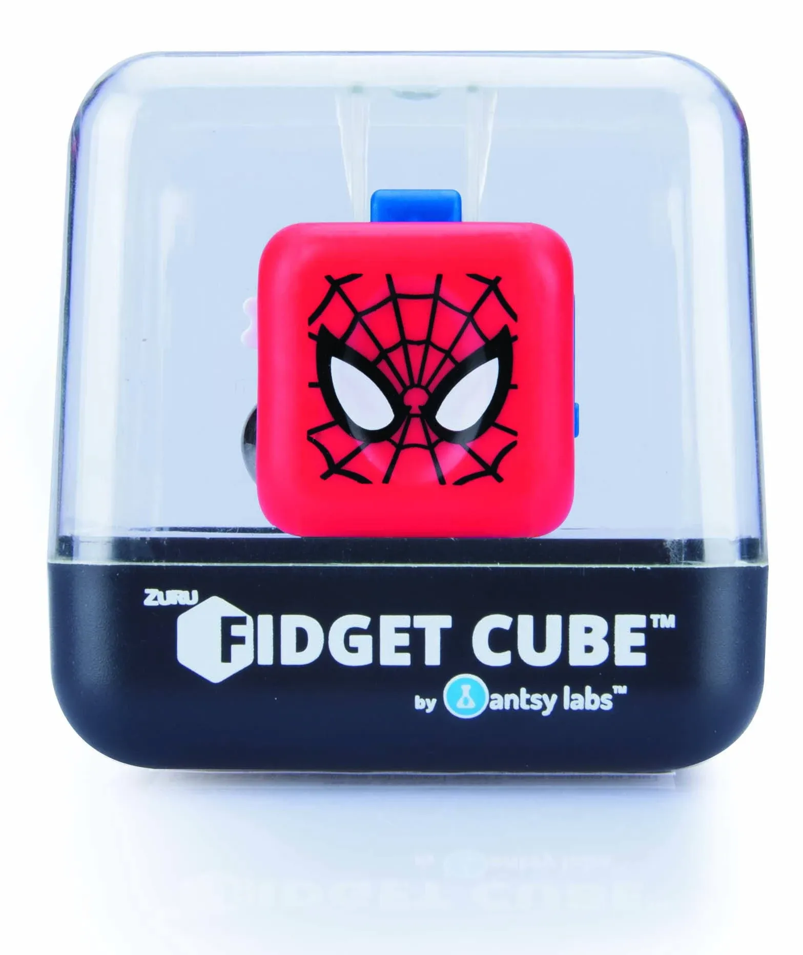 Fidget Cube by Antsy Labs - Find Your Focus and Relieve Stress - Spiderman Fidget Cube