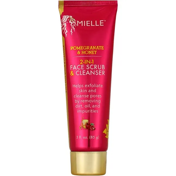 Mielle, 2-in-1-Gesichtspeeling und -reiniger, Granatapfel und Honig, 85 g (3 fl. oz.)