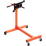 VEVOR Engine Stand, 750 lbs (3/8 Ton) Rotating Engine Motor Stand with 360 Degree Adjustable Head, Cast Iron Motor Hoist Dolly, 4-Caster, 4 Adjustable Arms, for Vehicle Maintenance, Auto Repair