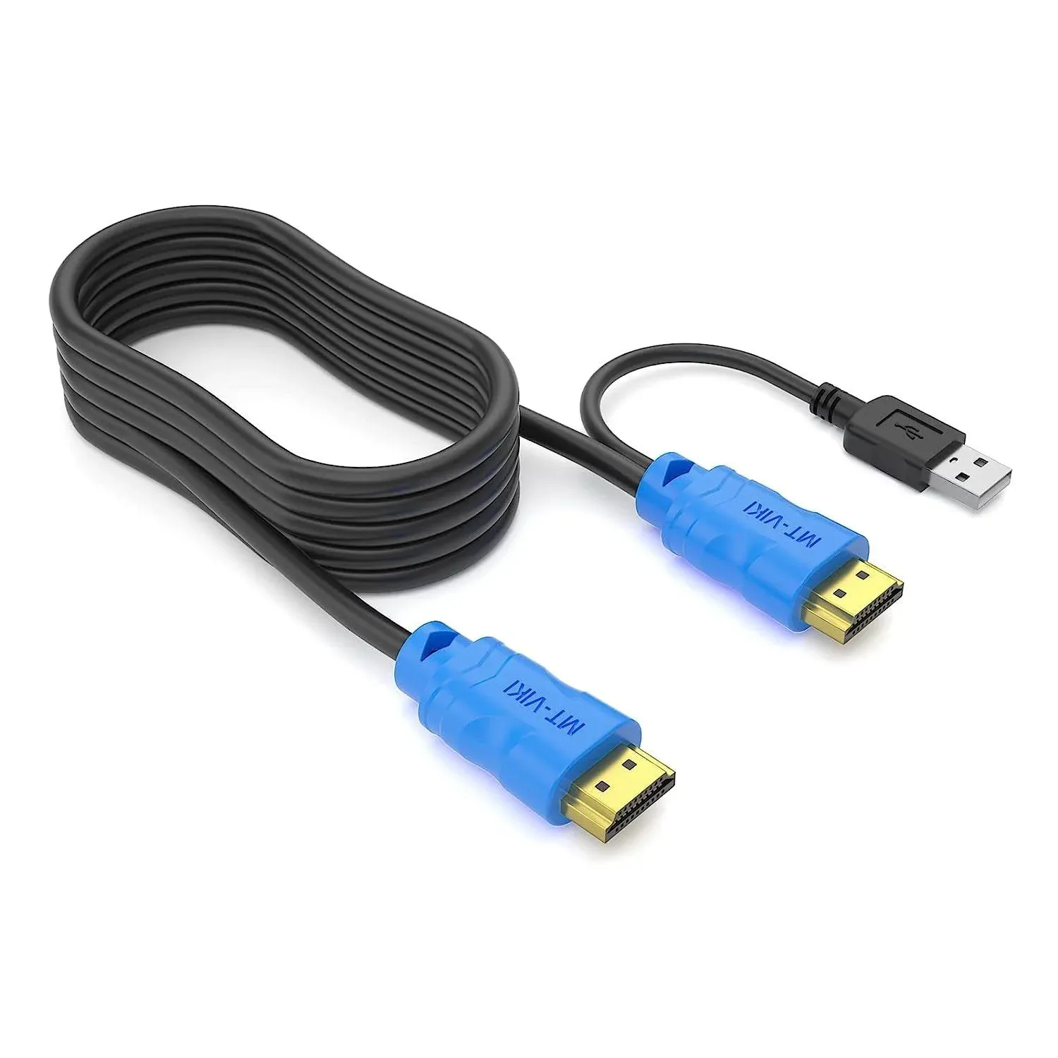 MT-VIKI 2in 1 USB HDMI KVM Cable 5m/16ft for USB KVM Cable HDMI