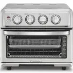 1800-Watt 6-Slice White Toaster Oven and Air Fryer with Grill