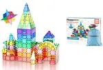 PicassoTiles 12 Piece Magnetic Tile Mirror Building Set