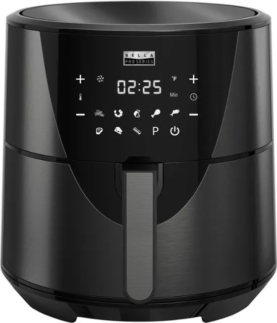 Bella Pro Series - 8-qt. Digital Air Fryer - Stainless Steel