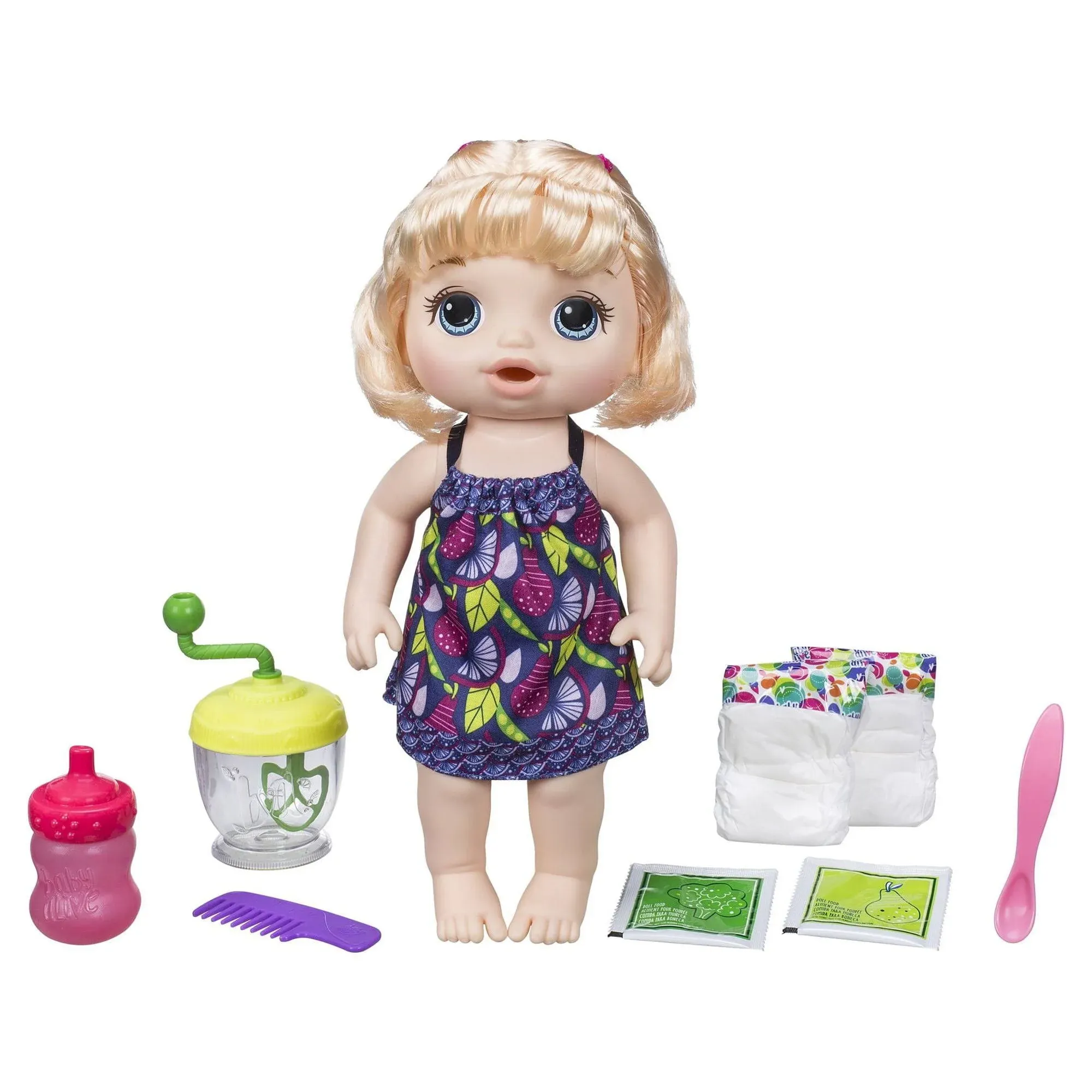 Baby Alive Sweet Spoonfuls Baby-Black Pigtails